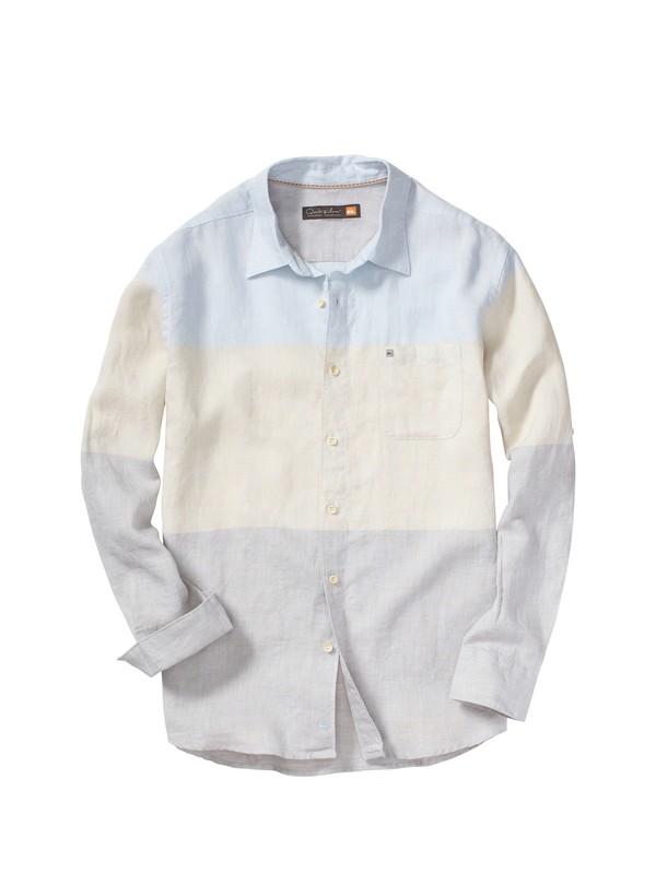 quiksilver, Men's Horizon Long Sleeve Shirt, ISLAND (bfg0) 0 Men's Horizon Long Sleeve Shirt AQMWT00077 Quiksilver