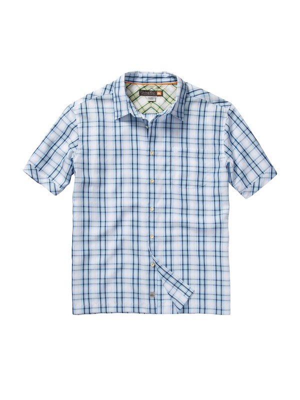 quiksilver, Men's Seal Rocks Short Sleeve Shirt, TILE (bgc0) 0 Men's Seal Rocks Short Sleeve Shirt AQMWT00107 Quiksilver