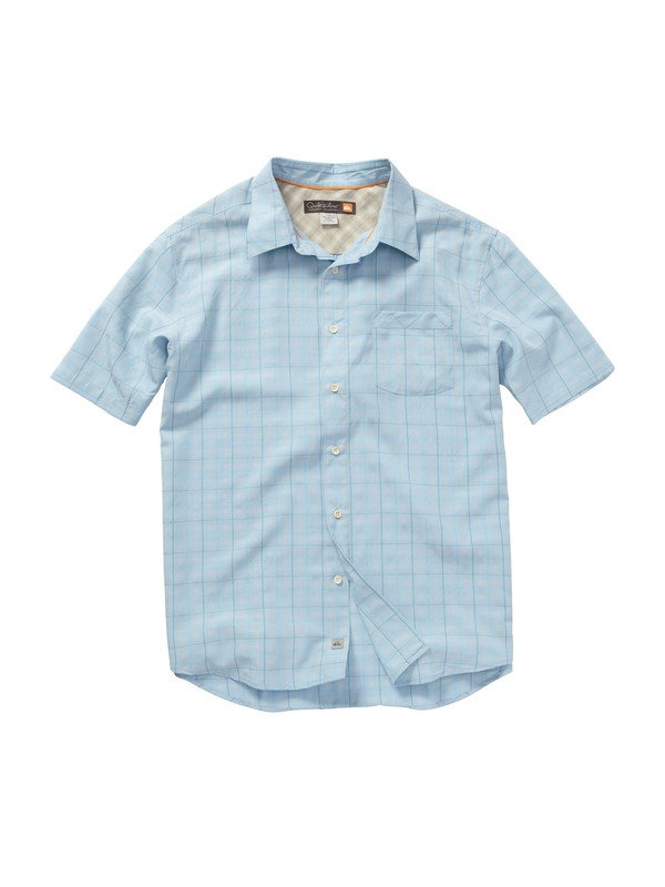 quiksilver, Men's Corto Cove Short Sleeve Shirt, TILE (bgc0) 0 Men's Corto Cove Short Sleeve Shirt AQMWT00123 Quiksilver