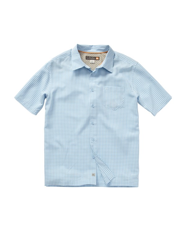 quiksilver, Men’s Pavones Short Sleeve Shirt, CIELO (bfa0) 0 Men’s Pavones Short Sleeve Shirt AQMWT00127 Quiksilver