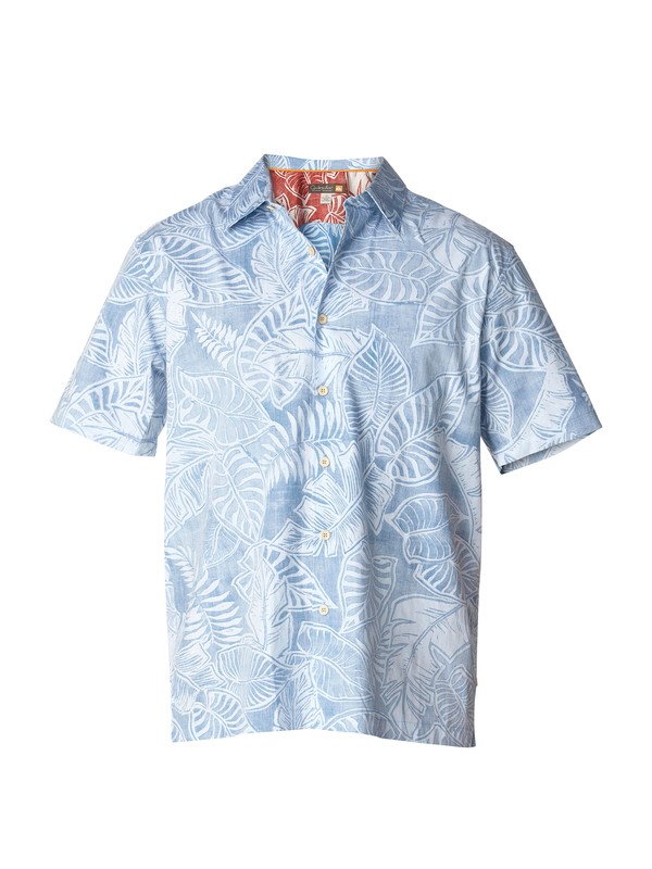 quiksilver, Men's Manoa Short Sleeve Shirt, WAVE (bll0) 0 Men's Manoa Short Sleeve Shirt AQMWT03002 Quiksilver