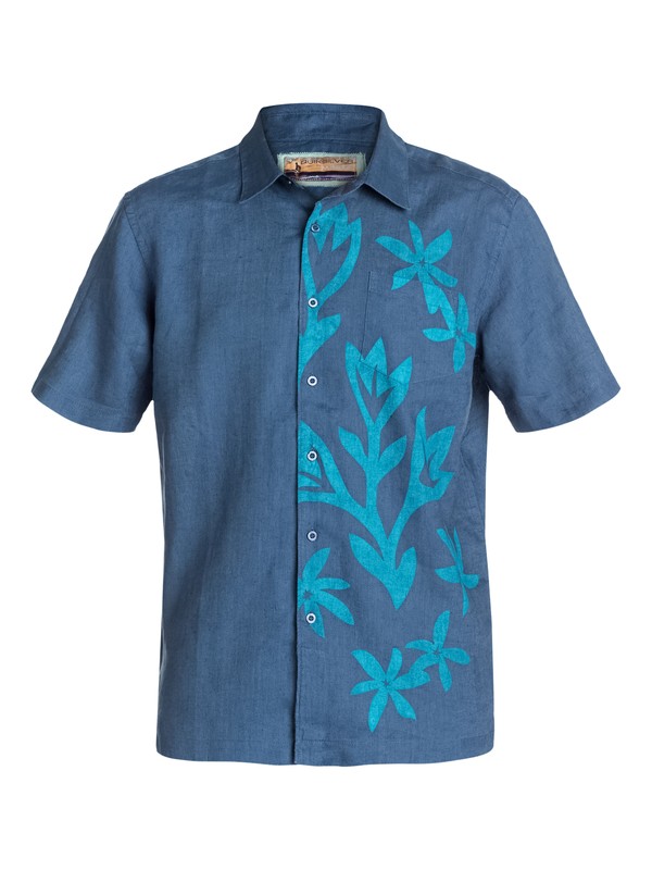 quiksilver, Men's Rai Short Sleeve Shirt, OCEANSIDE (bpy0) 0 Men's Rai Short Sleeve Shirt AQMWT03020 Quiksilver