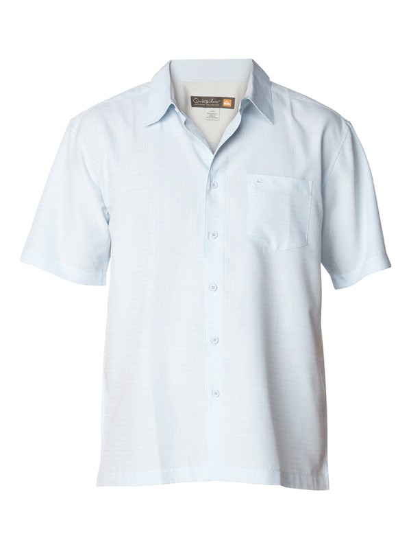 quiksilver, Men's Centinela Short Sleeve Shirt, CIELO (bfa0) 0 Men's Centinela Short Sleeve Shirt AQMWT03043 Quiksilver
