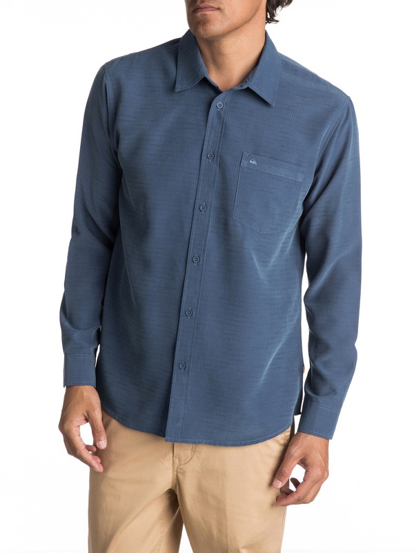 quiksilver, Waterman Centinela - Langarm-Hemd, MAJOR BLUE (bsm0) 0 Waterman Centinela - Langarm-Hemd Blau AQMWT03307 Quiksilver