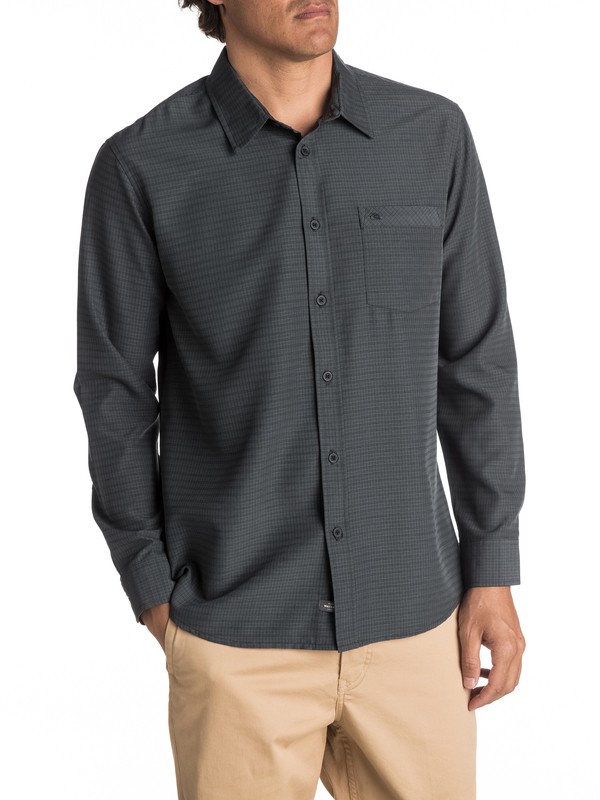 quiksilver, Waterman Centinela - Camicia a maniche lunghe, BLACK (kvj0) 0 Waterman Centinela - Camicia a maniche lunghe Black AQMWT03307 Quiksilver