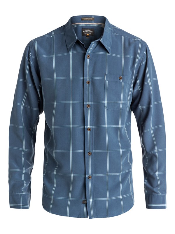 quiksilver, Waterman Slow And Steady - Chemise à manches longues, ENSIGN BLUE (brd0) 0 Waterman Slow And Steady - Chemise à manches longues Bleu AQMWT03308 Quiksilver