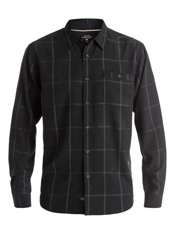 quiksilver, Waterman Slow And Steady - Chemise à manches longues, BLACK (kvj0) 0 Waterman Slow And Steady - Chemise à manches longues Noir AQMWT03308 Quiksilver