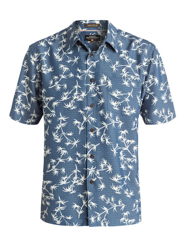 quiksilver, Waterman Skinny Palms - Chemise à manches courtes, MAJOR BLUE (bsm0) 0 Waterman Skinny Palms - Chemise à manches courtes Bleu AQMWT03321 Quiksilver