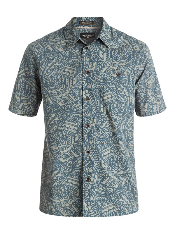 quiksilver, Waterman Big Cruiser - Chemise à manches courtes, SHADOW (gjk0) 0 Waterman Big Cruiser - Chemise à manches courtes Vert AQMWT03325 Quiksilver