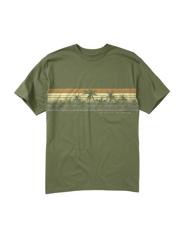 quiksilver, Men's Horizon Line T-Shirt, MARINE GREEN (gnt0) 0 Men's Horizon Line T-Shirt AQMZT00058 Quiksilver