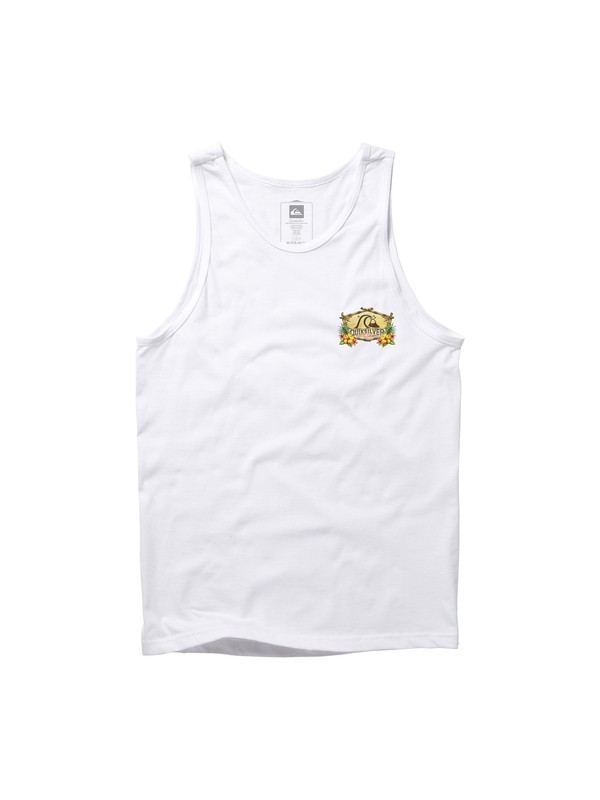 quiksilver, Men's Lazy Dayz Tank, WHITE (wbb0) 0 Men's Lazy Dayz Tank AQMZT00070 Quiksilver
