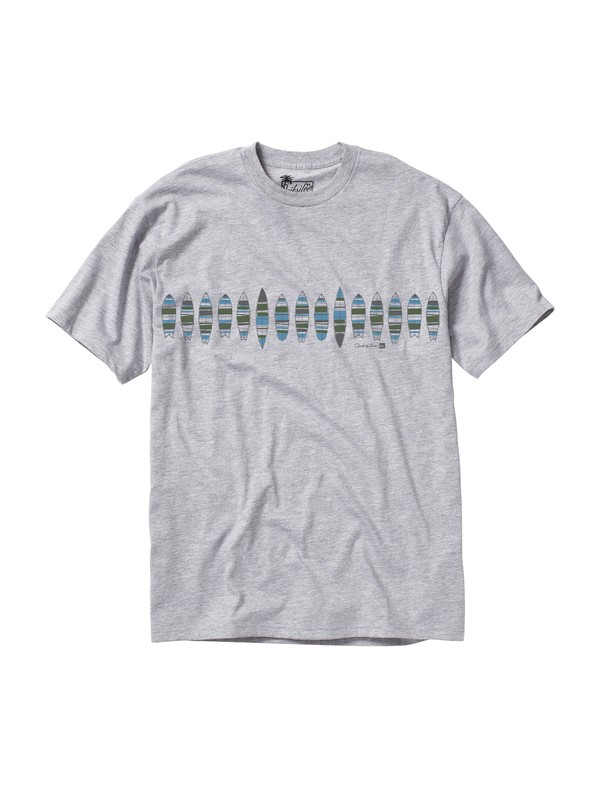 quiksilver, Men's Quivers T-Shirt, ZINC HEATHER (slah) 0 Men's Quivers T-Shirt AQMZT00081 Quiksilver