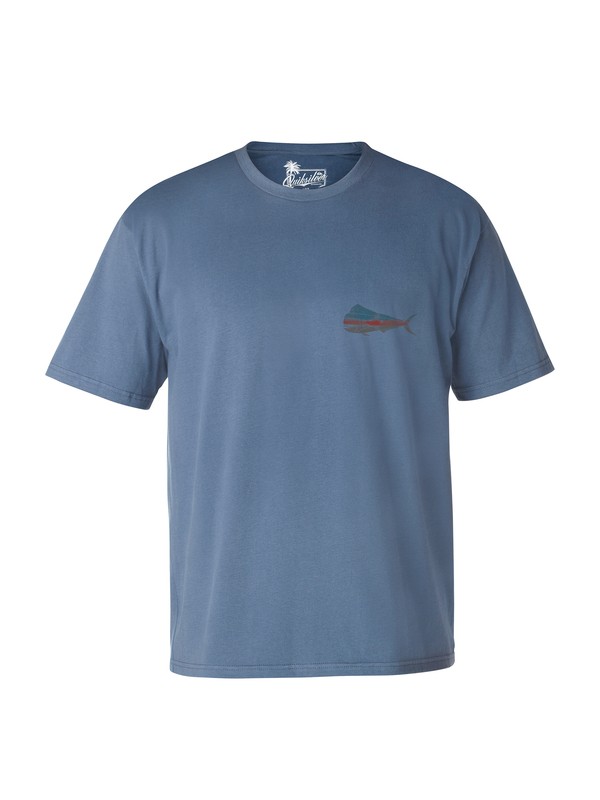 quiksilver, Men's Big Bull Mahi T-Shirt, SCUBA (brd0) 0 Men's Big Bull Mahi T-Shirt AQMZT03007 Quiksilver