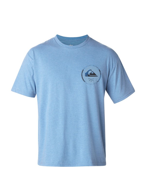 quiksilver, Men's Silver Seal T-Shirt, WATERFALL HEATHER (bjlh) 0 Men's Silver Seal T-Shirt AQMZT03022 Quiksilver