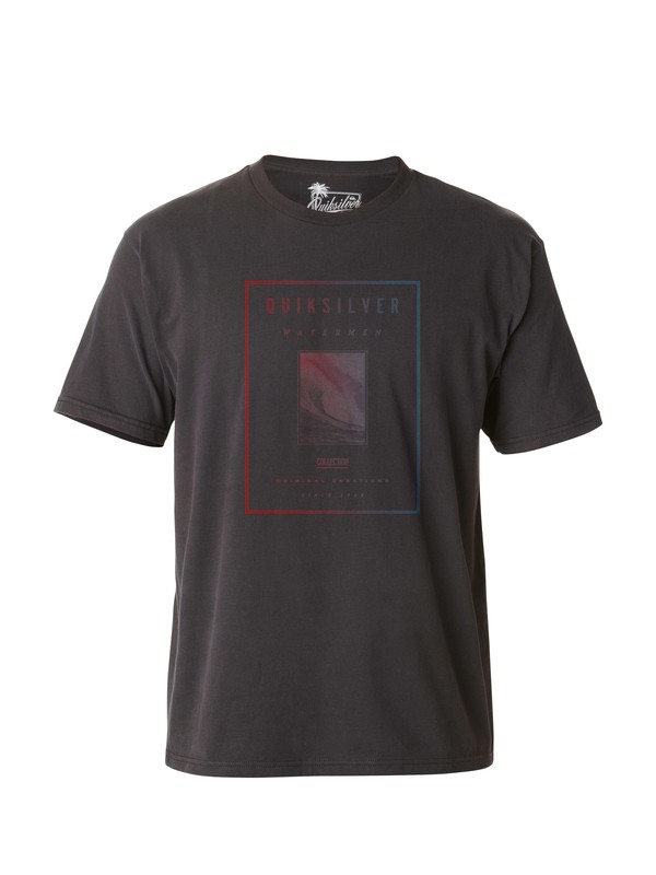 quiksilver, Men's Red Zone T-Shirt, BLACK (kvj0) 0 Men's Red Zone T-Shirt AQMZT03027 Quiksilver