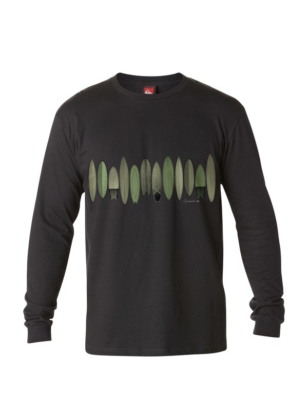 quiksilver, Men's Salt Creek Long Sleeve T-Shirt, BLACK (kvj0) 0 Men's Salt Creek Long Sleeve T-Shirt AQMZT03031 Quiksilver