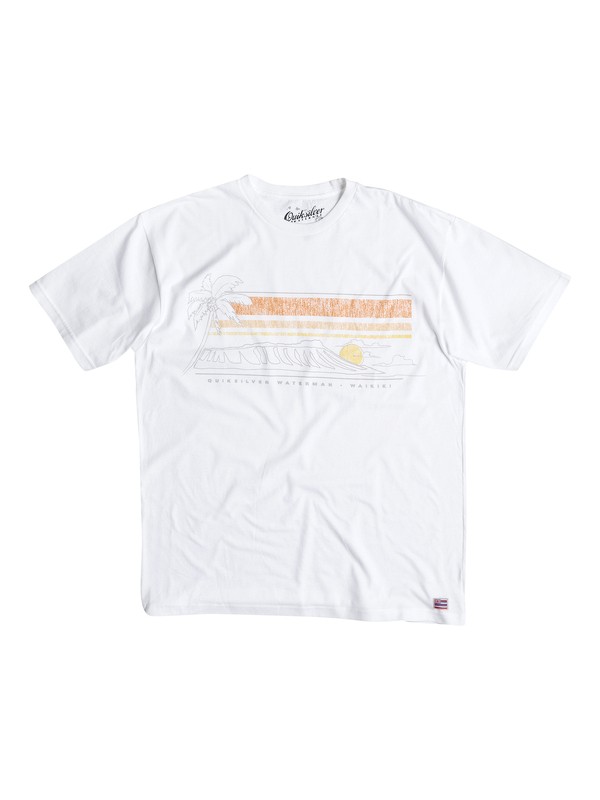 quiksilver, Mens Diamond Set Tee, WHITE (wbb0) 0 Mens Diamond Set Tee AQMZT03068 Quiksilver