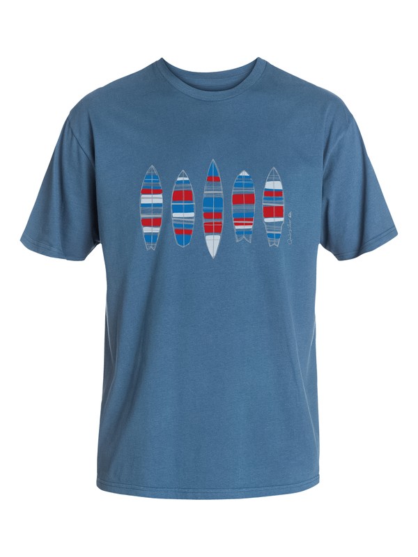 quiksilver, Men's Us Quiver T-Shirt, SCUBA (brd0) 0 Men's Us Quiver T-Shirt AQMZT03093 Quiksilver