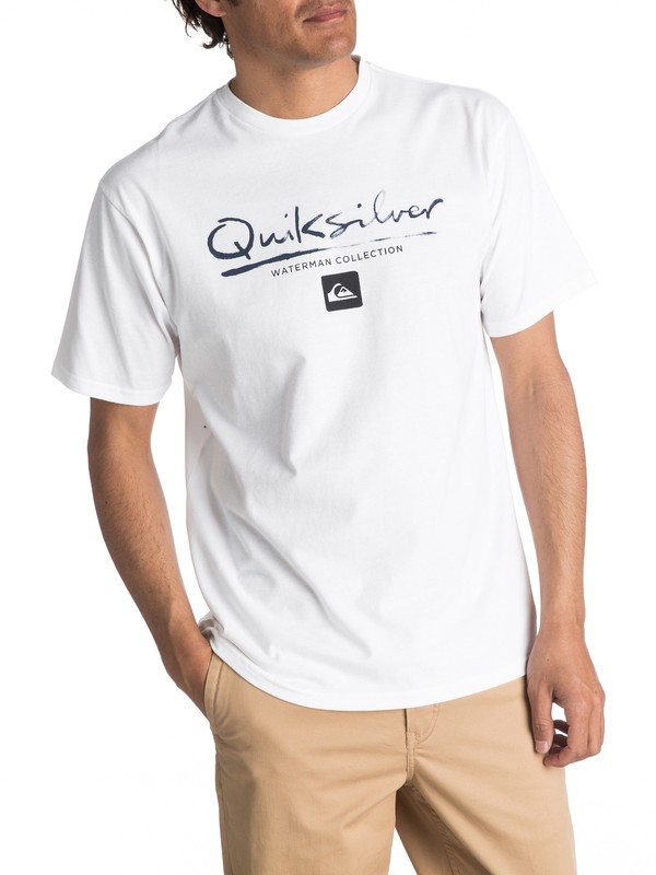 quiksilver, Waterman Gut Check Tee, WHITE (wbb0) 0 Waterman Gut Check Tee White AQMZT03237 Quiksilver