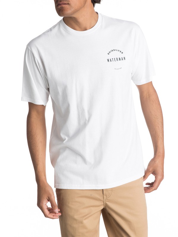 quiksilver, Waterman Highthon Tee, WHITE (wbb0) 0 Waterman Highthon Tee White AQMZT03238 Quiksilver