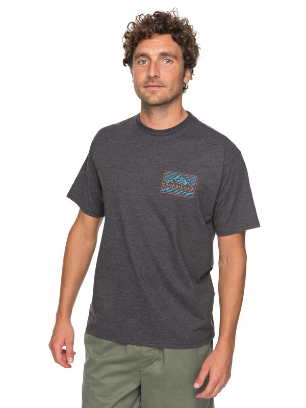 quiksilver, Waterman Delight Tee, CHARCOAL HEATHER (ktah) 0 Waterman Delight Tee Black AQMZT03280 Quiksilver
