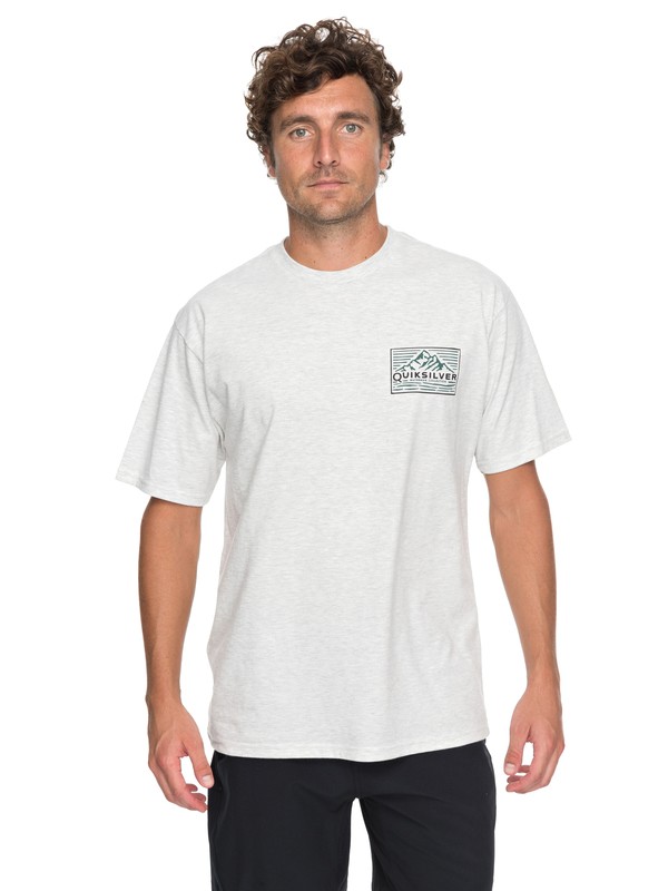 quiksilver, Waterman Delight Tee, SNOW WHITE HEATHER (wbkh) 0 Waterman Delight Tee White AQMZT03280 Quiksilver