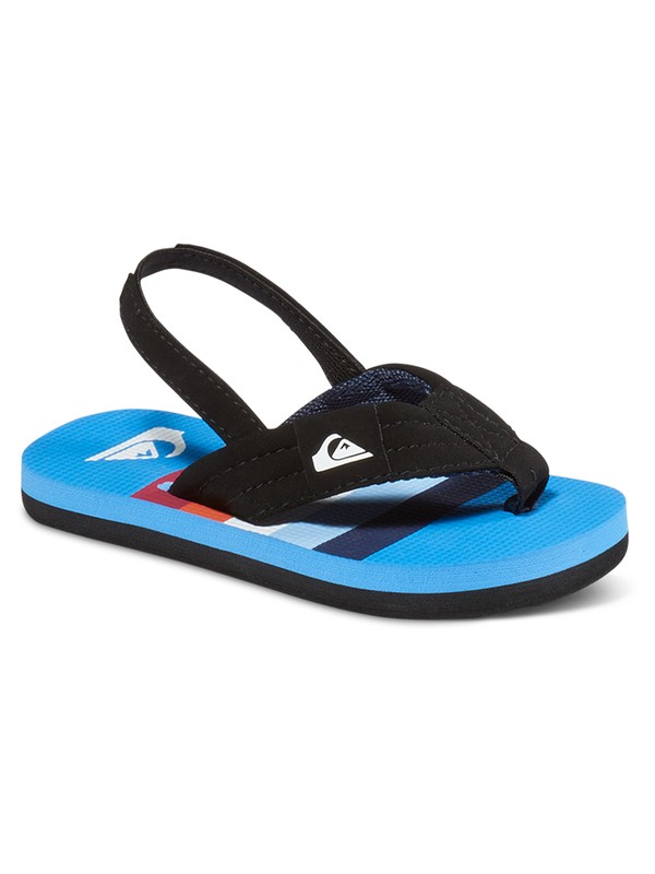 quiksilver, Molokai - Tongs, BLUE/BLACK/RED (xbkr) 0 Molokai - Tongs Bleu AQTL100004 Quiksilver