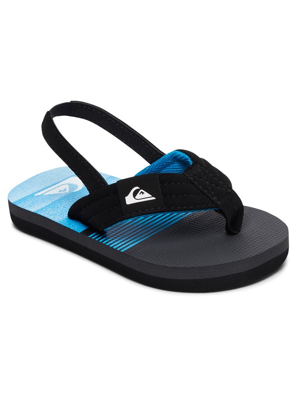 quiksilver, Molokai Layback - Flip-Flops, BLACK/GREY/BLUE (xksb) 0 Molokai Layback - Flip-Flops Black AQTL100056 Quiksilver