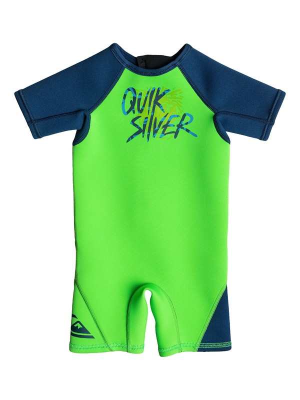 quiksilver, Syncro 1.5mm - Springsuit manches courtes, F. LIME/ INK BLUE (xggk) 0 Syncro 1.5mm - Springsuit manches courtes AQTW503001 Quiksilver