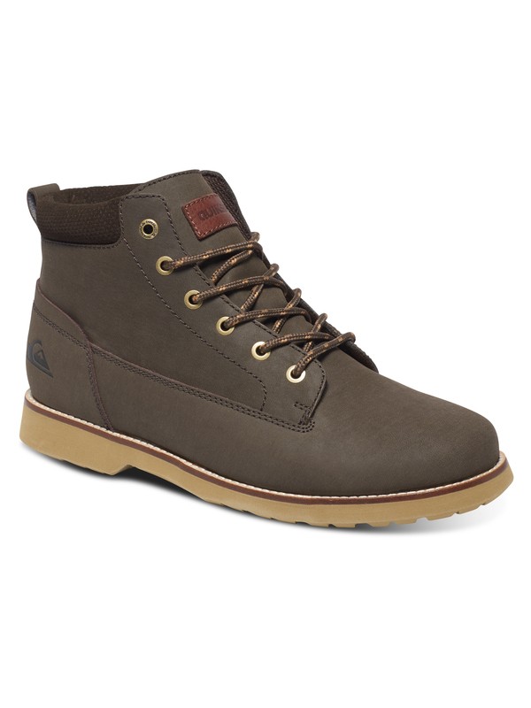 quiksilver, Mission - Botas Con Cordones, BROWN/BROWN/BROWN (xccc) 0 Mission - Botas Con Cordones Marron AQYB700022 Quiksilver