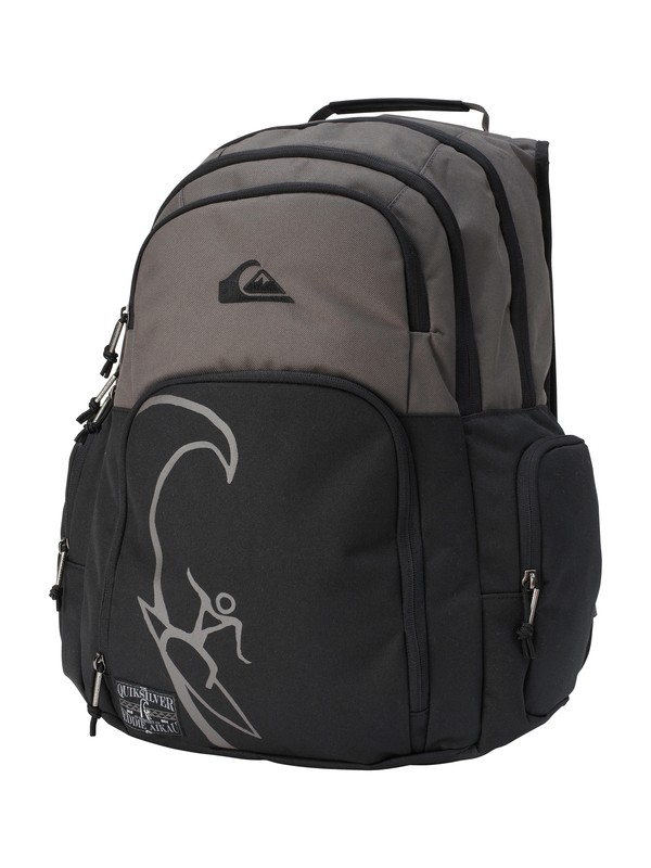 quiksilver, Hold Down Backpack, GUNSMOKE (krp0) 0 Hold Down Backpack AQYBP00029 Quiksilver