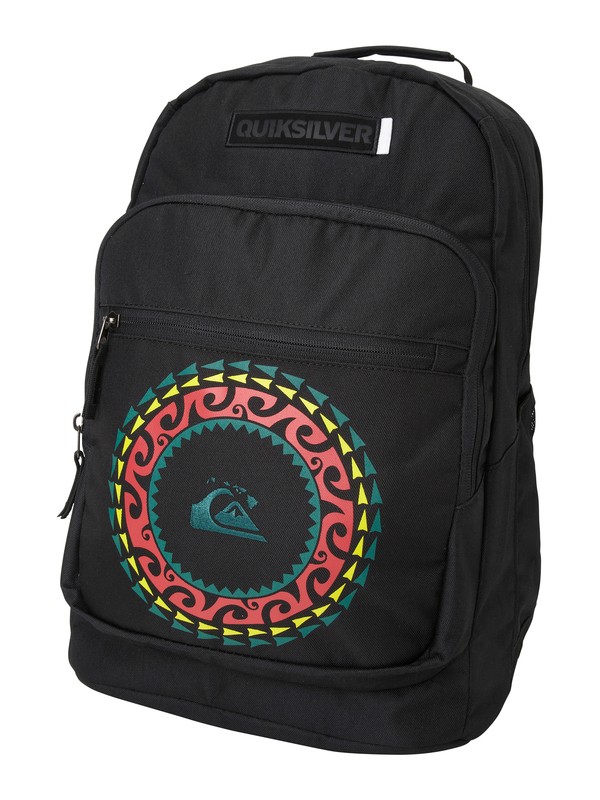quiksilver, Warlord Schoolie Backpack, BLACK (blk) 0 Warlord Schoolie Backpack AQYBP00032 Quiksilver