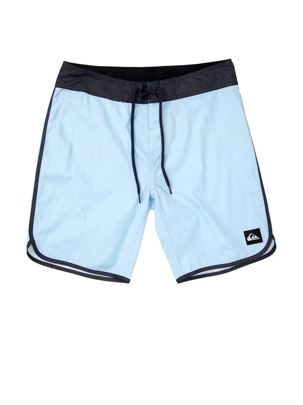quiksilver, OG Scallop Solid 19" Boardshorts, ICICLE (bfg0) 0 OG Scallop Solid 19" Boardshorts AQYBS00159 Quiksilver
