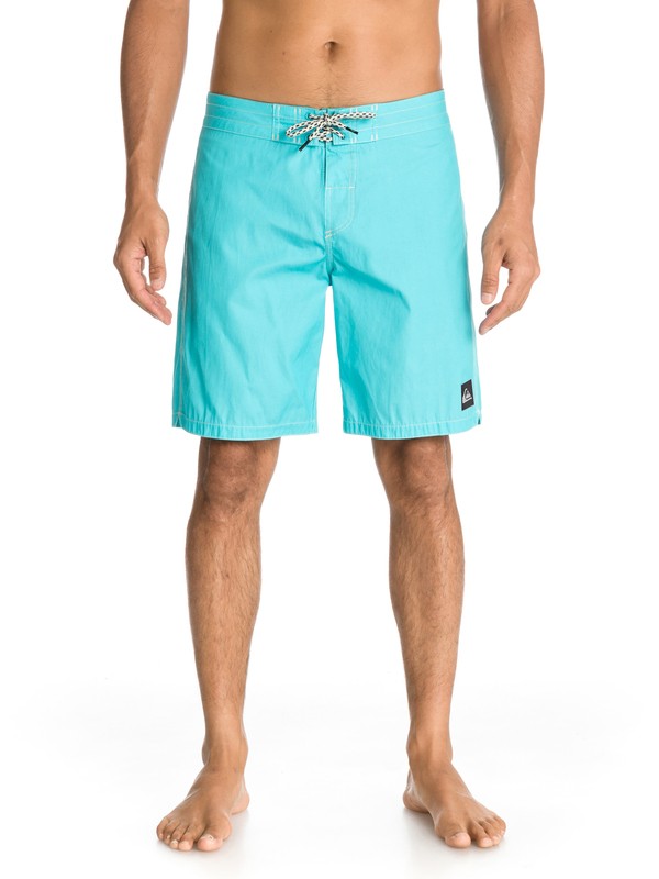 quiksilver, Original Basic 19" Boardshorts, LAGOON (bhr0) 0 Original Basic 19" Boardshorts AQYBS00193 Quiksilver