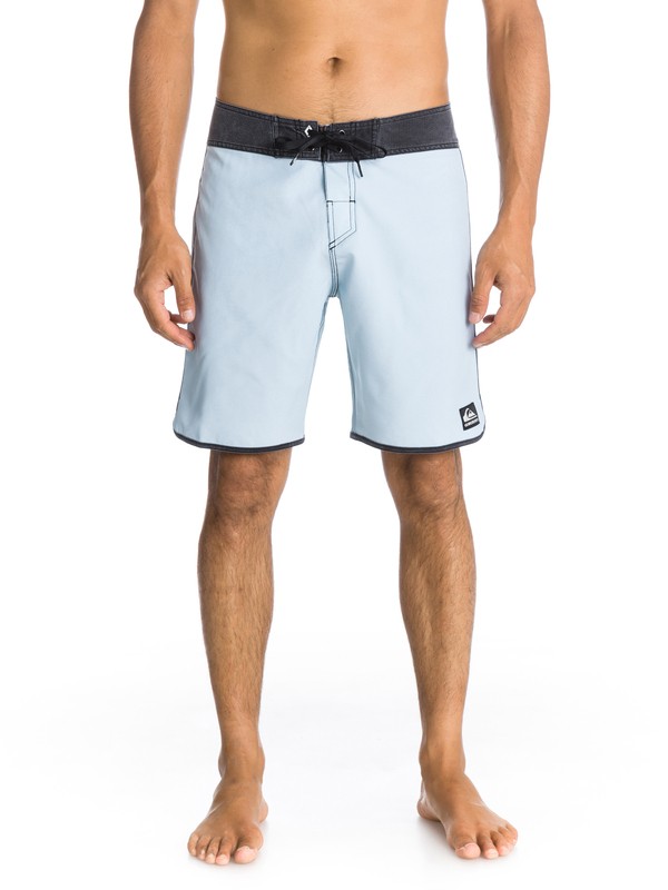 quiksilver, OG Scallop Solid 19" Boardshorts, ICICLE (bfg0) 0 OG Scallop Solid 19" Boardshorts AQYBS00340 Quiksilver