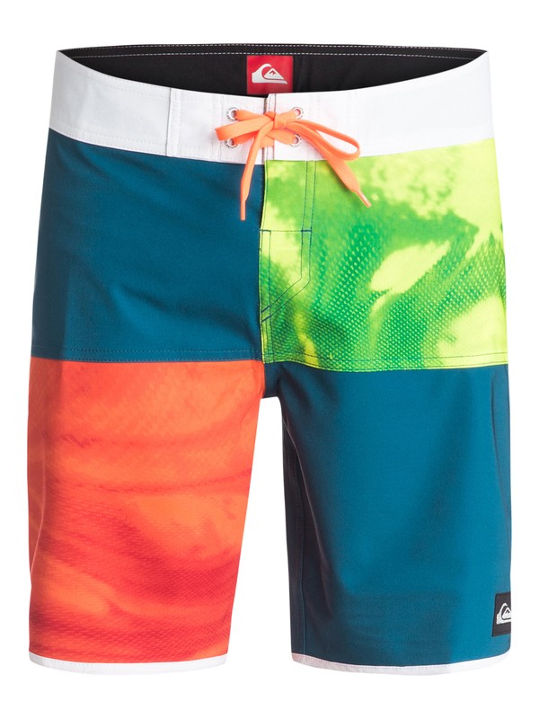 quiksilver, Resinated 19" Boardshorts, RESINATED MOROCCO BLUE (bsg6) 0 Resinated 19" Boardshorts AQYBS03086 Quiksilver