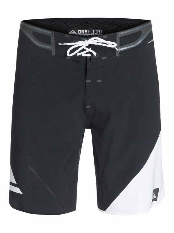 quiksilver, AG47 New Wave Bonded 19" Boardshorts, BLACK (kvj0) 0 AG47 New Wave Bonded 19" Boardshorts Black AQYBS03127 Quiksilver