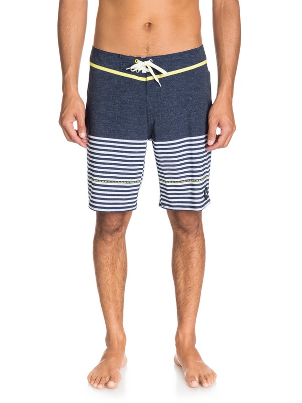 quiksilver, East Side Stripe 19" Boardshorts, MO BIARRITZ STRIPE NAVY BLAZER (byj3) 0 East Side Stripe 19" Boardshorts AQYBS03152 Quiksilver