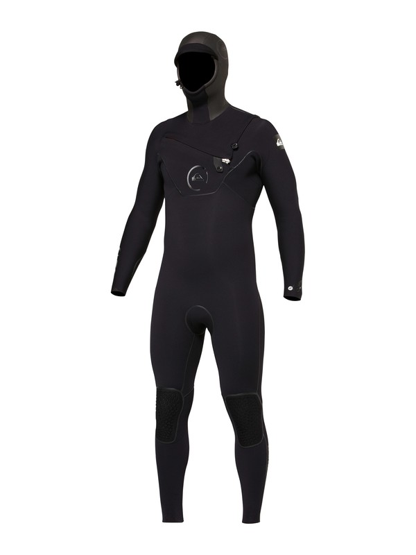 quiksilver, Cypher 6/5/4 Hooded Chest Zip Wetsuit, BLACK (kvd0) 0 Cypher 6/5/4 Hooded Chest Zip Wetsuit AQYFH00002 Quiksilver