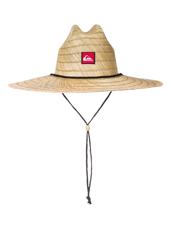 quiksilver, Pierside Straw Lifeguard Hat, NATURAL (yef0) 0 Pierside Straw Lifeguard Hat Yellow AQYHA00145 Quiksilver