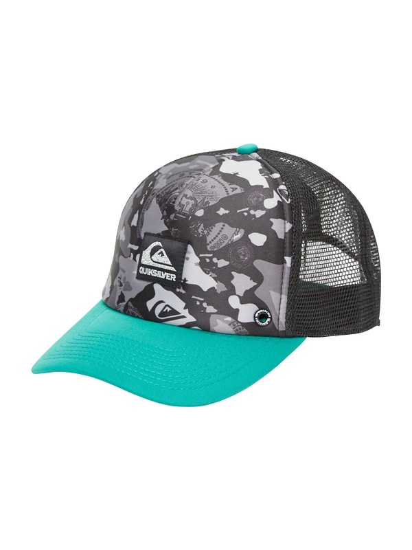 quiksilver, Third Trucker Hat, VARSITY (grn) 0 Third Trucker Hat AQYHA00230 Quiksilver