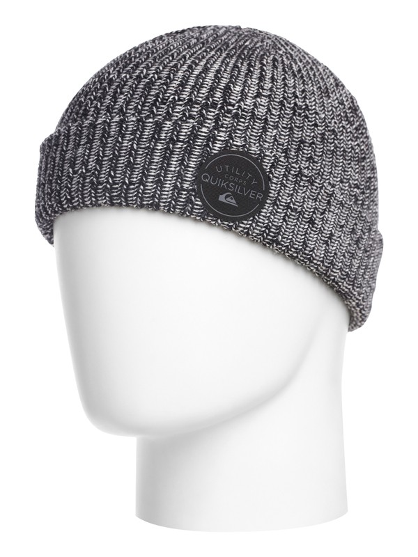 quiksilver, Crew Beanie, CAVIAR (kvk0) 0 Crew Beanie AQYHA00267 Quiksilver