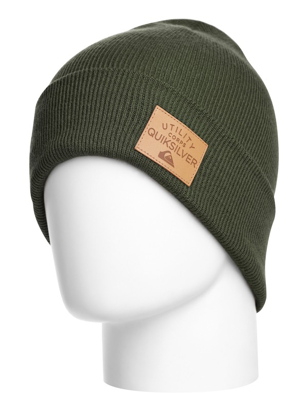 quiksilver, Brigade Beanie, WINTER MOSS (gzb0) 0 Brigade Beanie AQYHA00272 Quiksilver