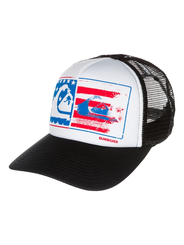 quiksilver, After Hours Trucker Hat, WHITE (wbb0) 0 After Hours Trucker Hat AQYHA00305 Quiksilver