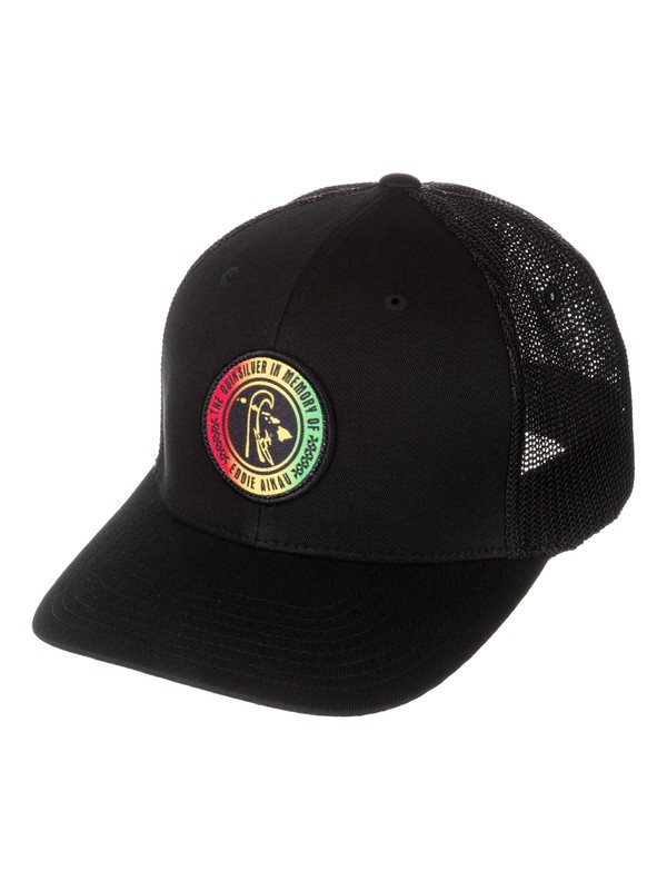 quiksilver, Eddie Stretch Trucker Hat, BLACK (kvj0) 0 Eddie Stretch Trucker Hat AQYHA03074 Quiksilver