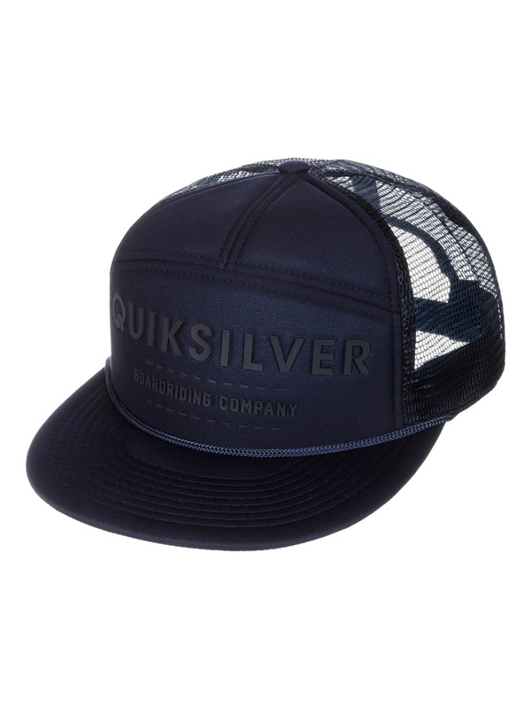 quiksilver, Tankie Trucker Hat, WASHED NAVY (brq0) 0 Tankie Trucker Hat AQYHA03099 Quiksilver