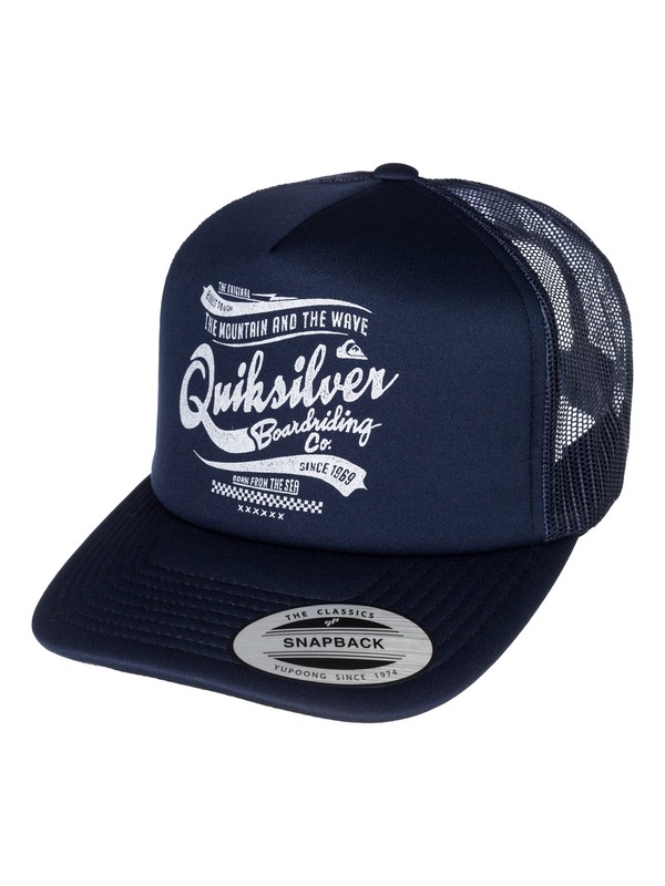 quiksilver, Barber Shop Hat, WASHED NAVY (brq0) 0 Barber Shop Hat AQYHA03117 Quiksilver