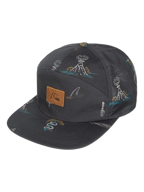 quiksilver, Bocker Snapback Hat, DARK SHADOW (krp0) 0 Bocker Snapback Hat AQYHA03212 Quiksilver
