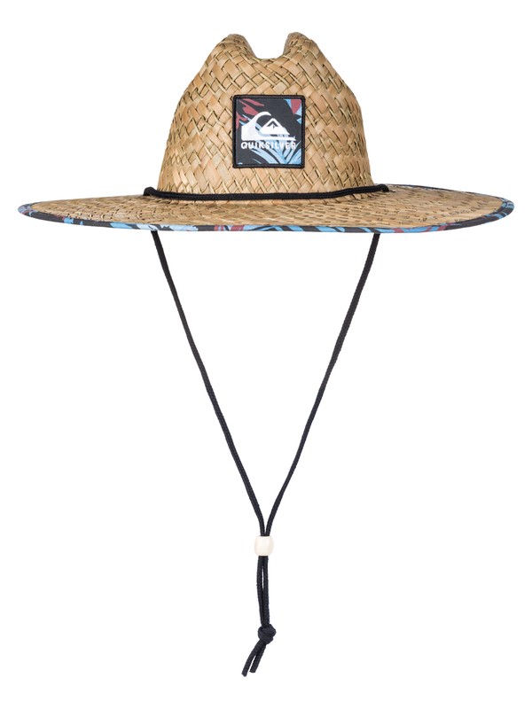 quiksilver, Outsider Straw Lifeguard Hat, TARMAC (kta0) 0 Outsider Straw Lifeguard Hat Black AQYHA03218 Quiksilver