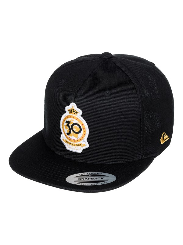 quiksilver, Eddie Would Go Snapback Hat, BLACK (kvj0) 0 Eddie Would Go Snapback Hat AQYHA03238 Quiksilver